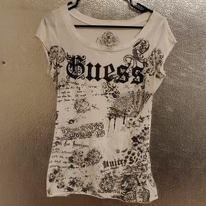 6for$25 Guess White tshirt